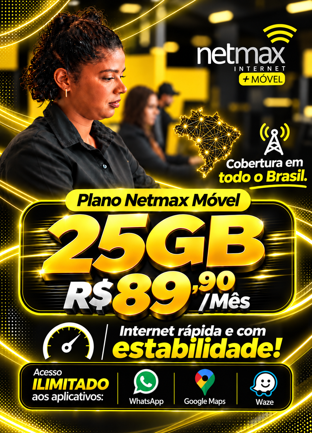 Plano Móvel 25GB
